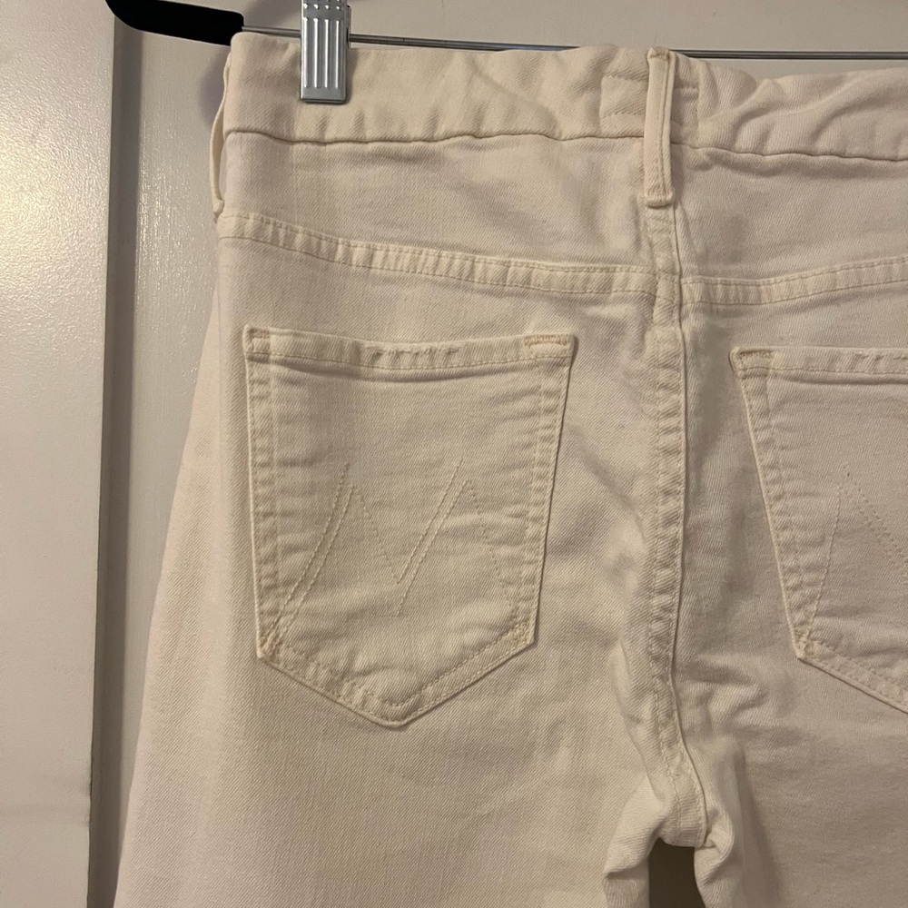 Never Worn Mother Pixie Rainbow Button Fly Skinny… - image 5